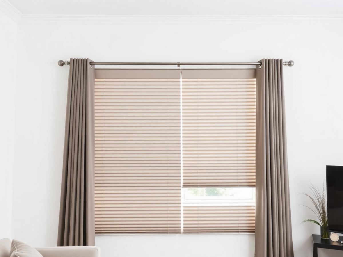 Blinds & curtain install